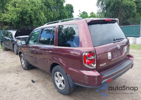 2007 Honda Pilot Ex-L from USA, damaged, VIN 5FNYF18557B001034
